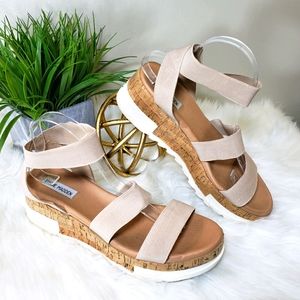 Steve Madden | 11 blush tan Bandi Platform Sandals